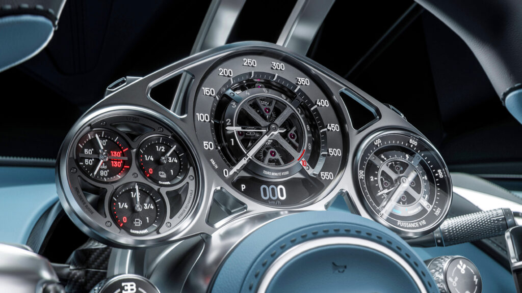 Bugatti Tourbillon speedometer