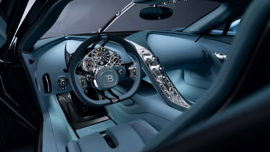 Bugatti Tourbillon steering wheel