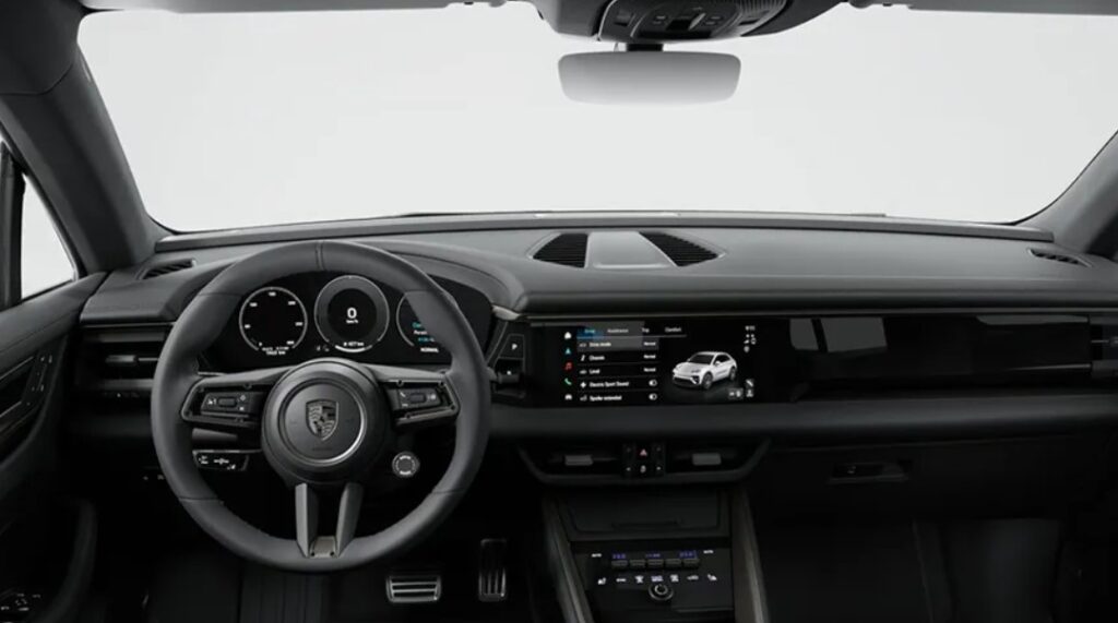 porsche macan ev interior