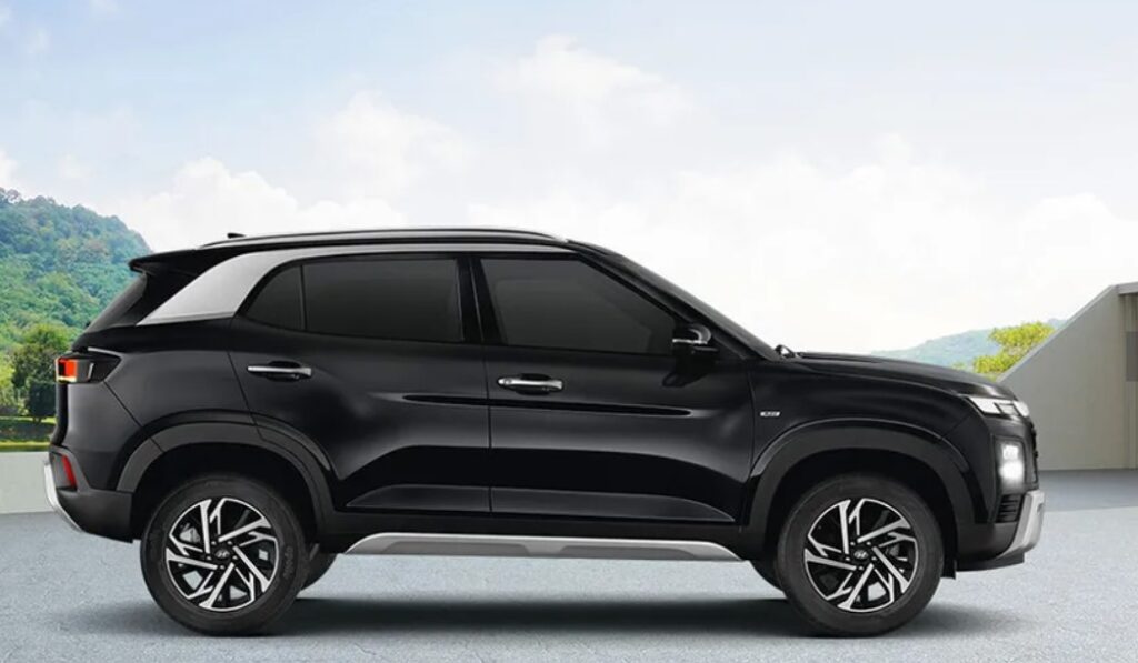 hyundai creta knight side view