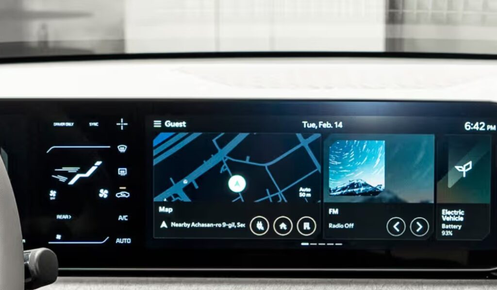 kia ev infotainment screen