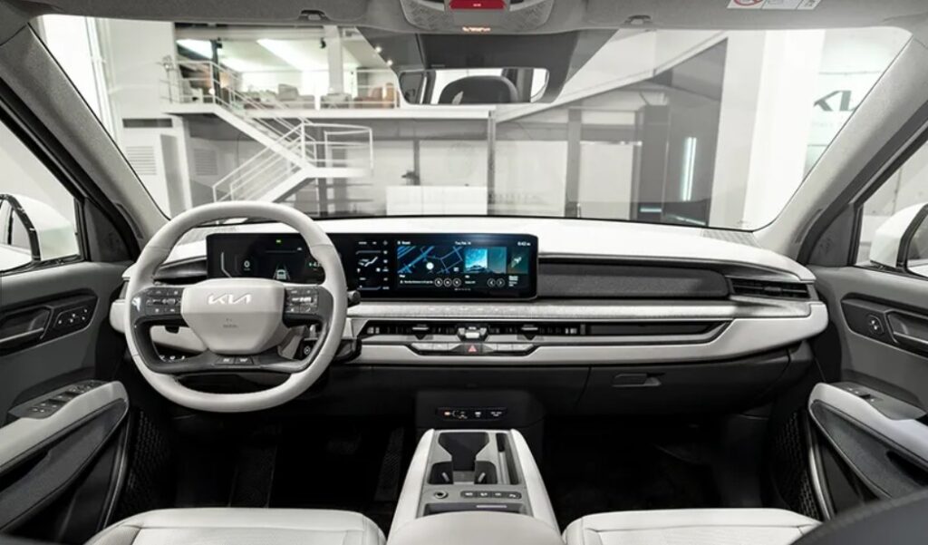 kia ev9 interior view