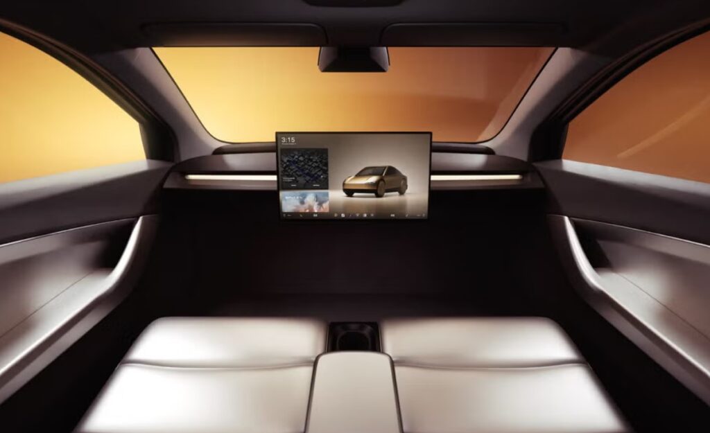 tesla cybercab interior